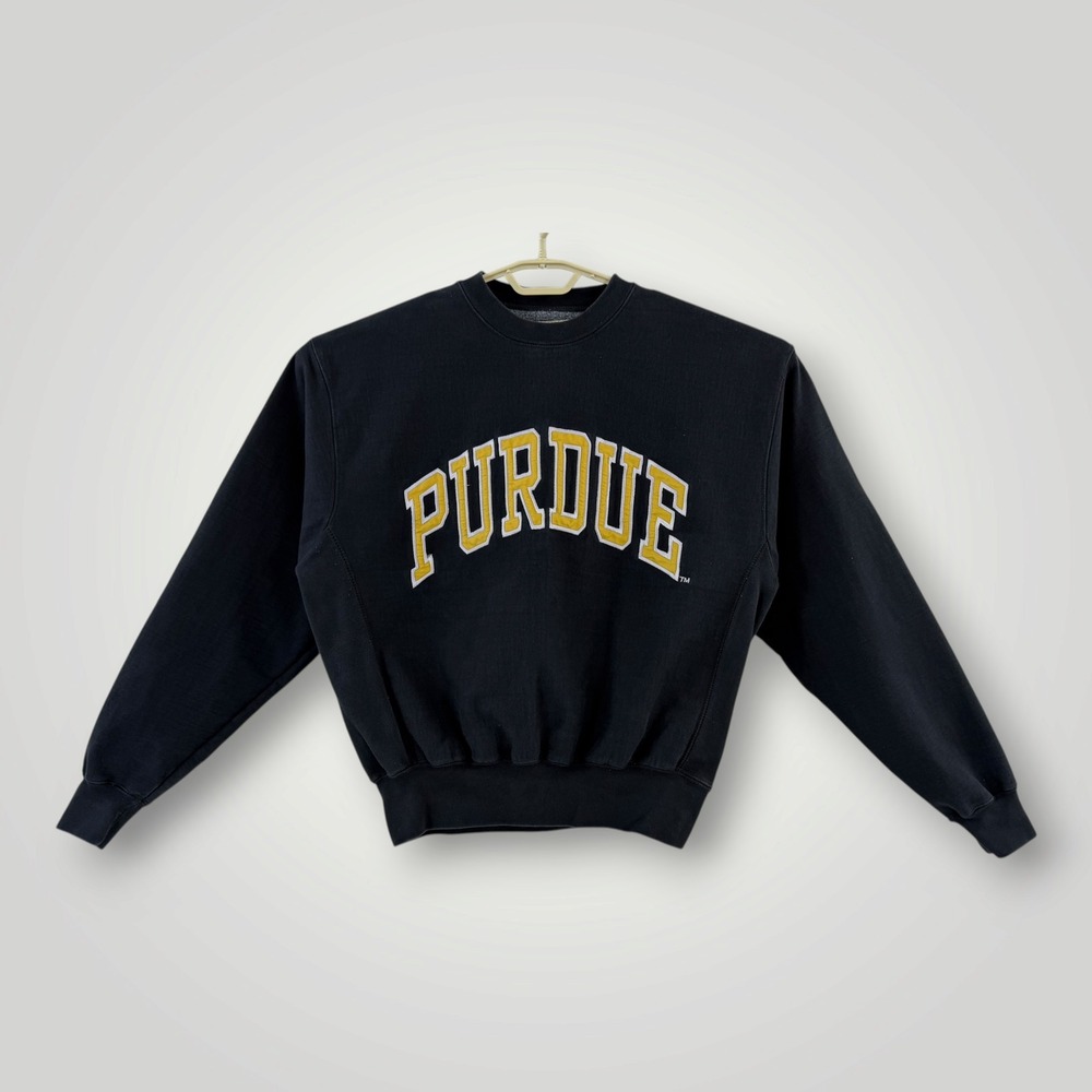 Steve and Barrys Purdue University Sweatshirt Mens Medium Navy Blue Crewneck